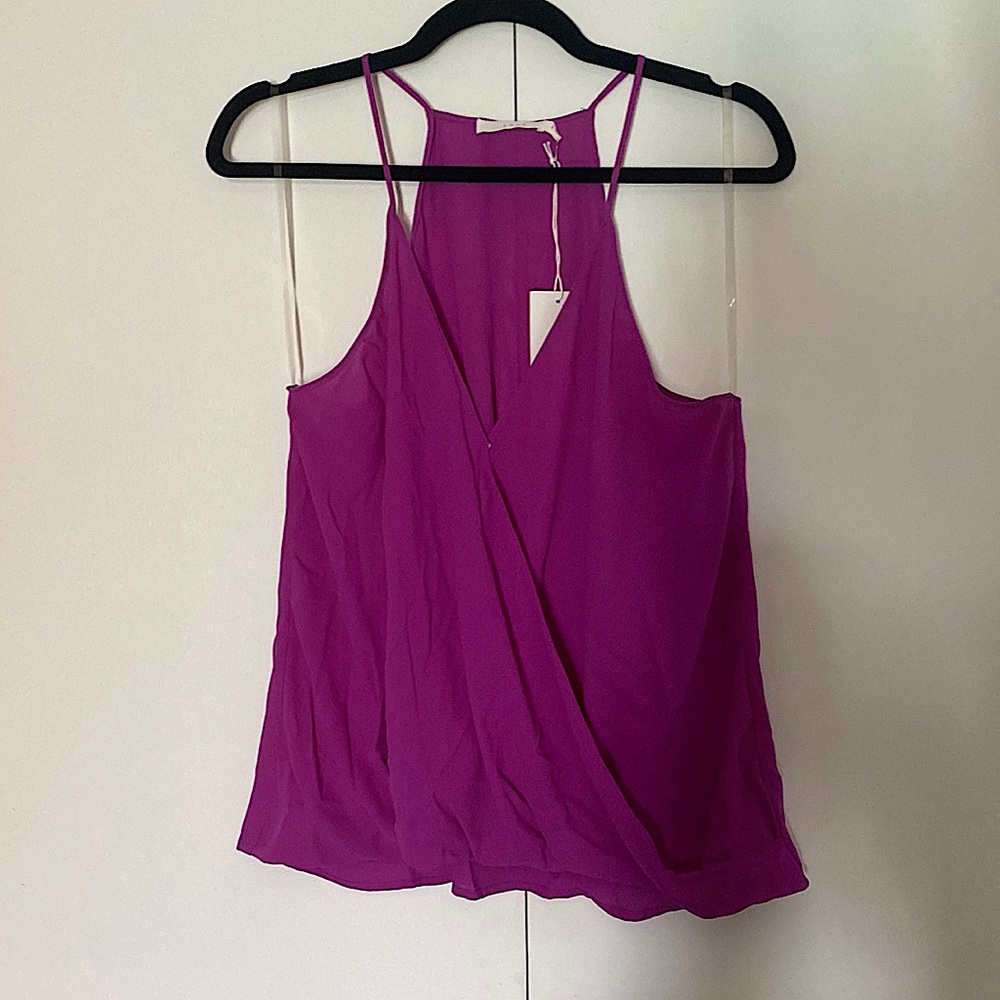 NWT neon purple LUSH top
